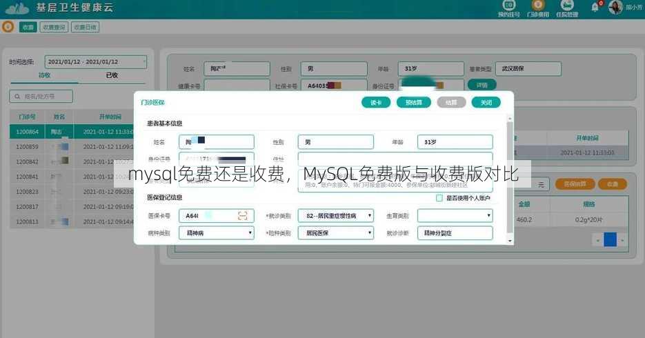 mysql免费还是收费