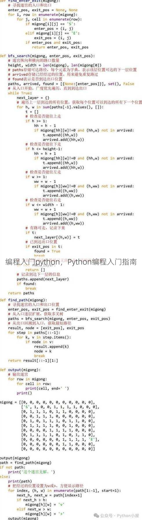 编程入门python