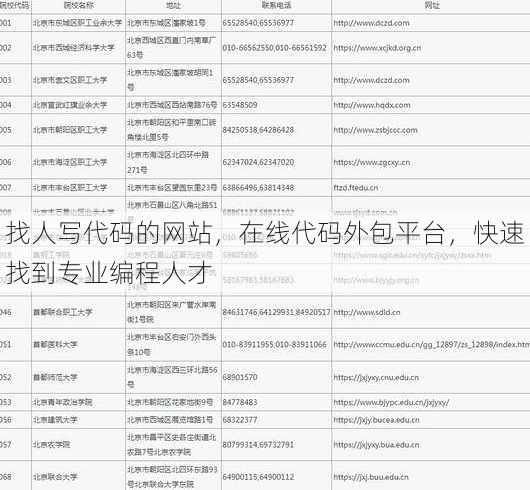 找人写代码的网站