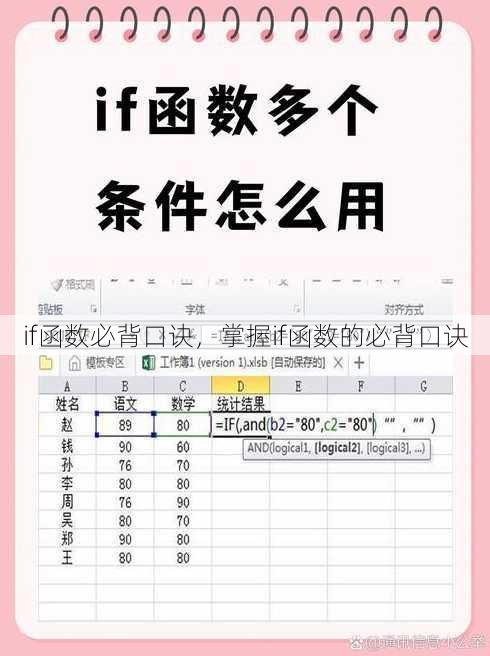 if函数必背口诀