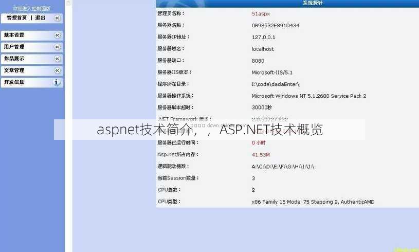 aspnet技术简介