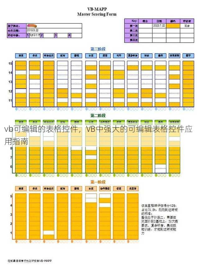 vb可编辑的表格控件