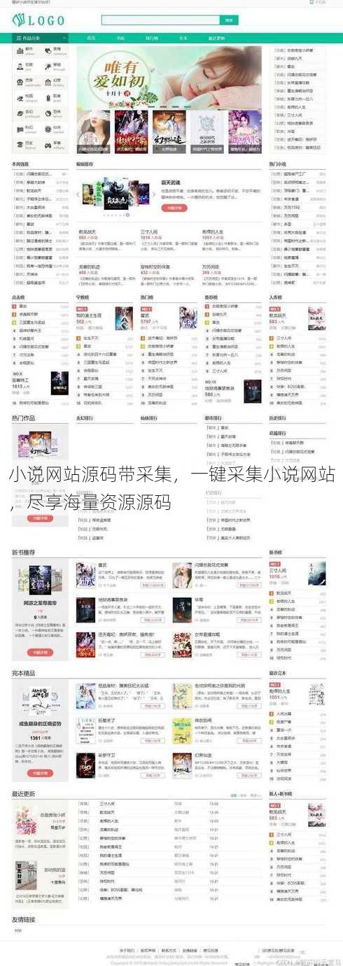 小说网站源码带采集