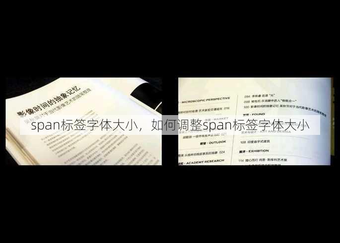 span标签字体大小