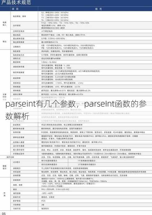parseint有几个参数