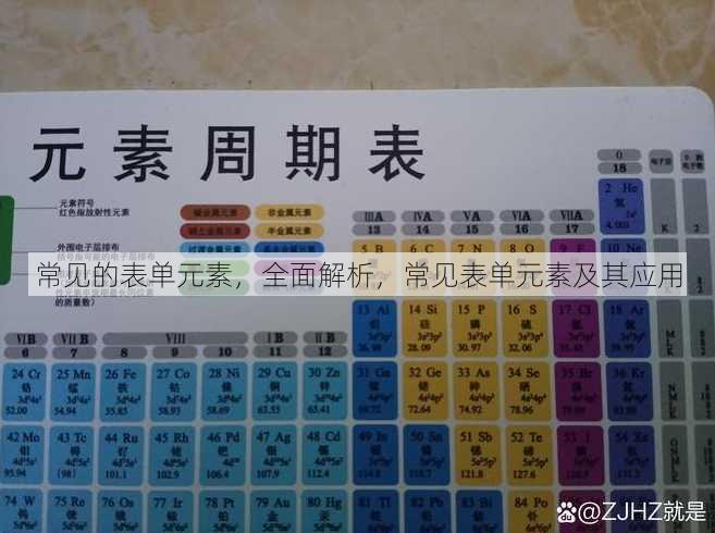 常见的表单元素