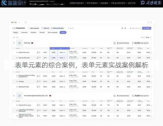 表单元素的综合案例