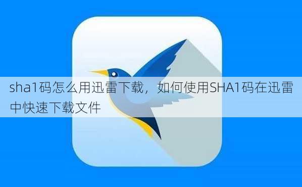 sha1码怎么用迅雷下载