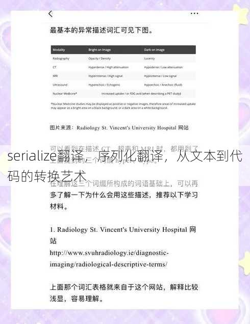 serialize翻译