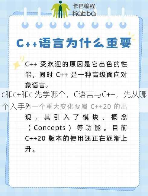 c和c+和c 先学哪个