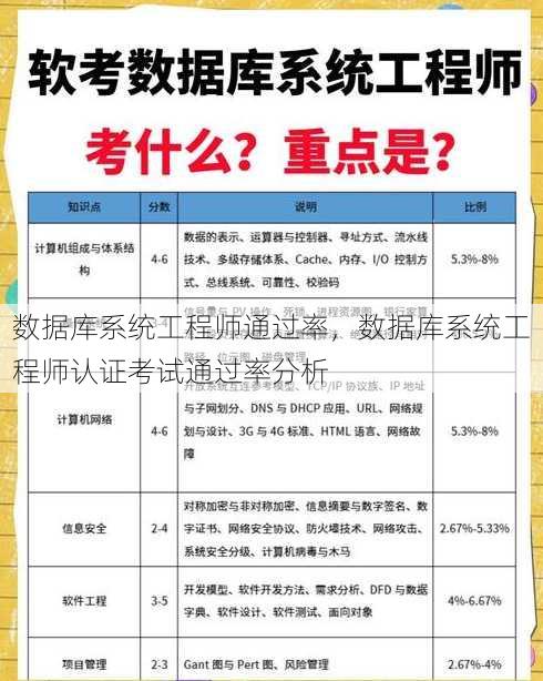 数据库系统工程师通过率