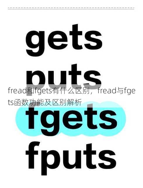 fread和fgets有什么区别