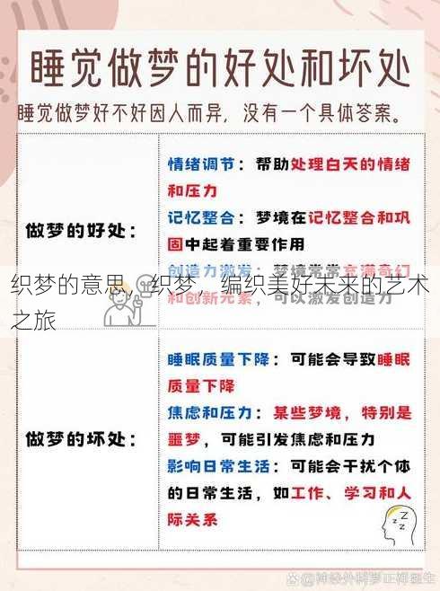 织梦的意思