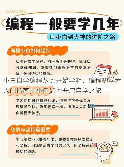 小白自学编程从哪开始学起