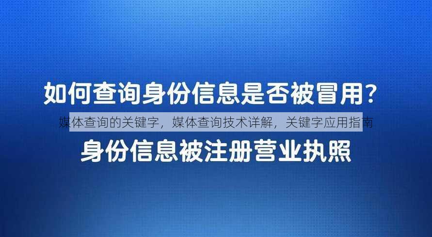 媒体查询的关键字