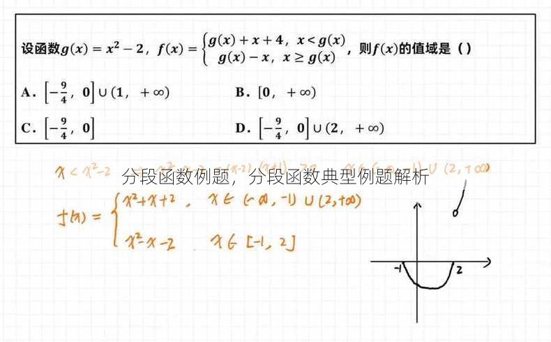 分段函数例题