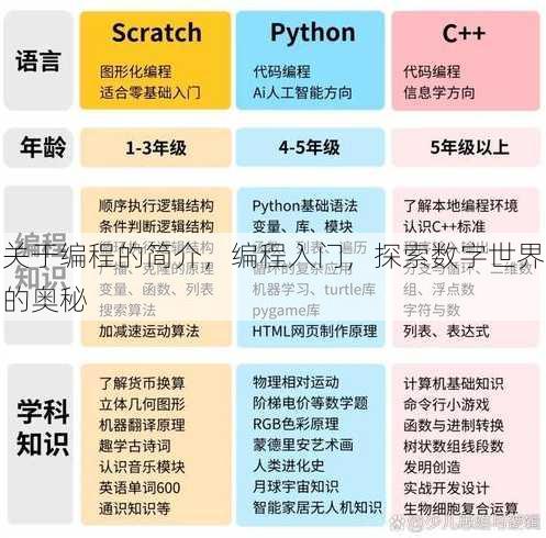 关于编程的简介
