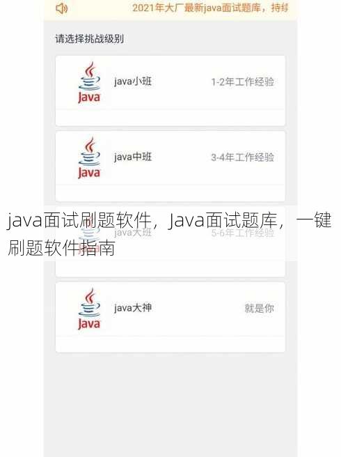 java面试刷题软件