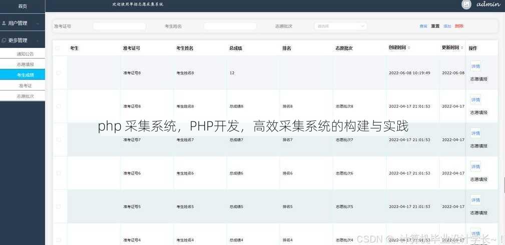 php 采集系统