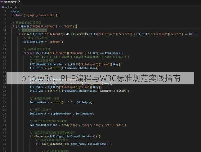 php w3c