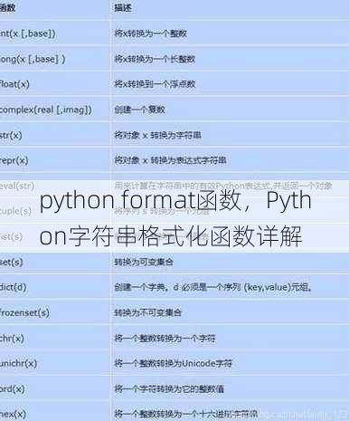 python format函数
