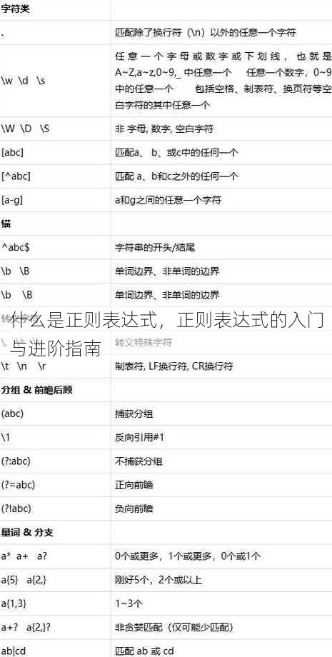 什么是正则表达式