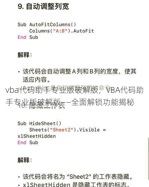 vba代码助手专业版破解版