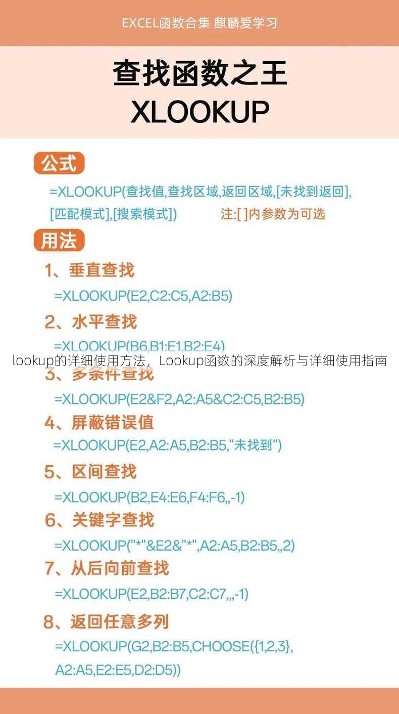 lookup的详细使用方法