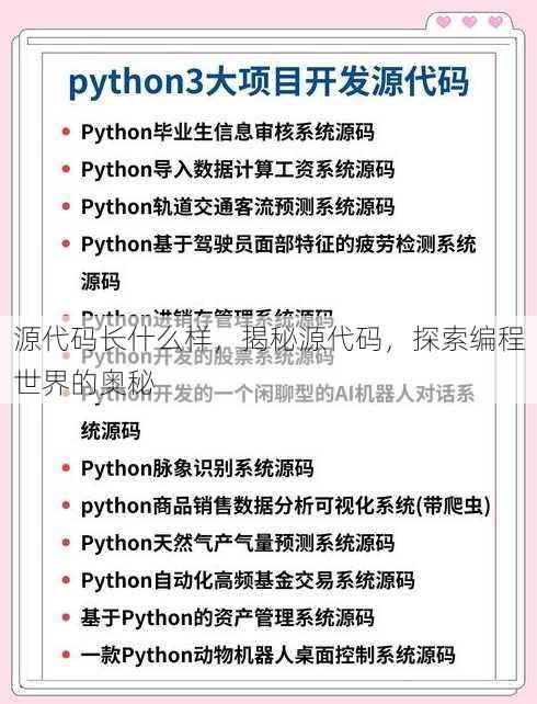 源代码长什么样