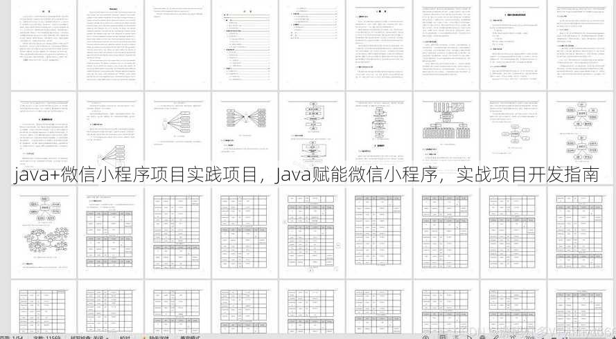 java+微信小程序项目实践项目