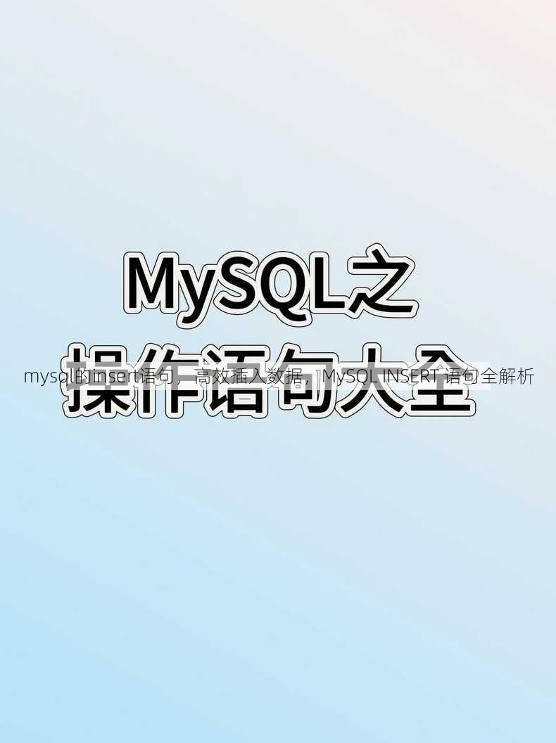mysql的insert语句