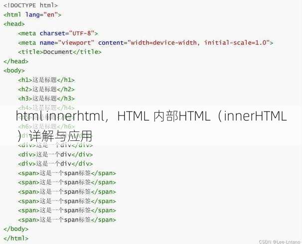 html innerhtml