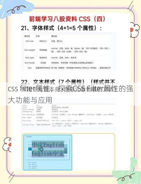 css filter属性