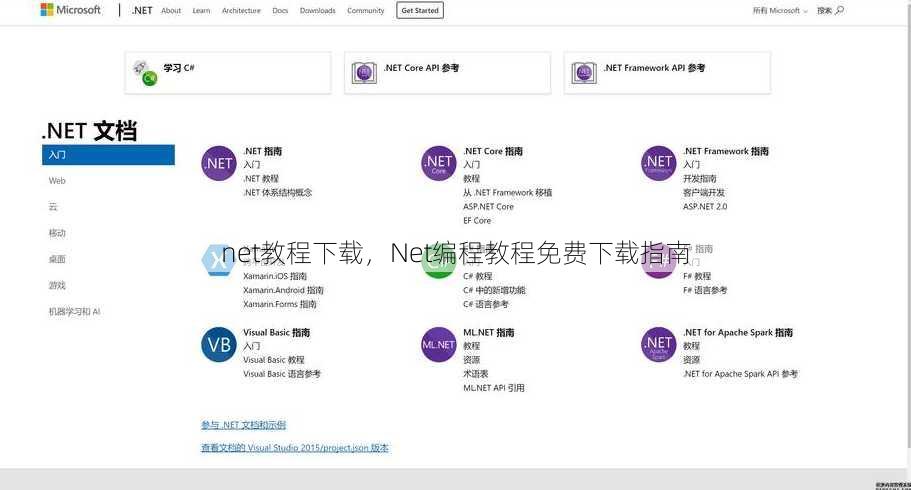 net教程下载