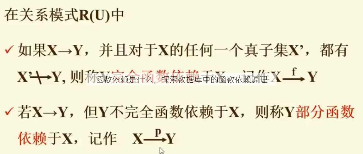 函数依赖是什么