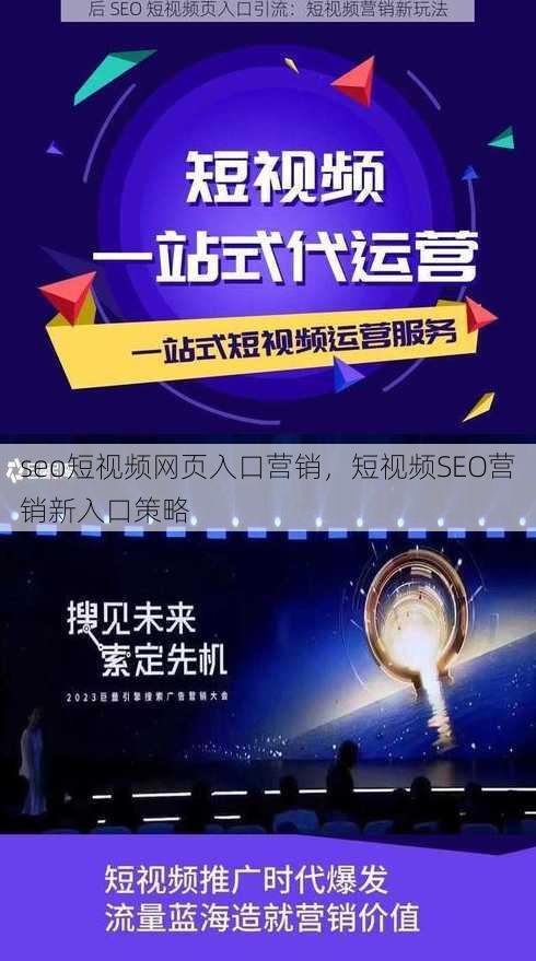 seo短视频网页入口营销