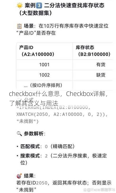 checkbox什么意思