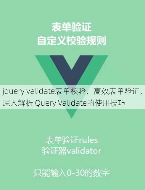 jquery validate表单校验