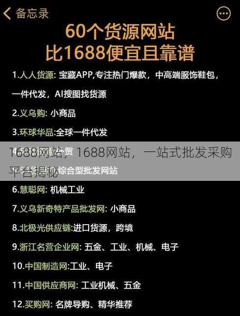 1688网站