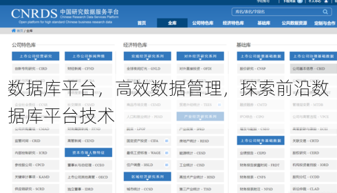 数据库平台