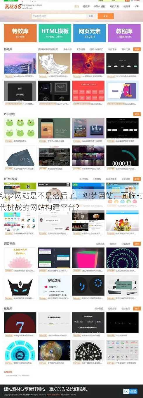 织梦网站是不是落后了
