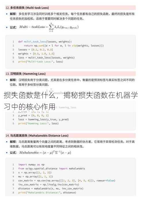 损失函数是什么