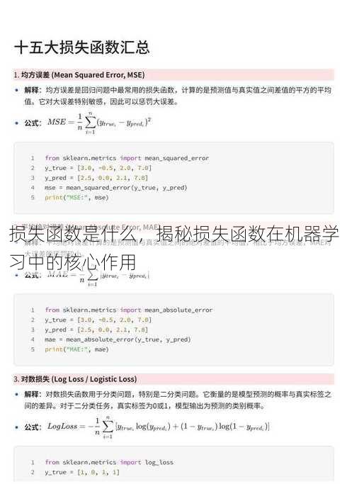 损失函数是什么