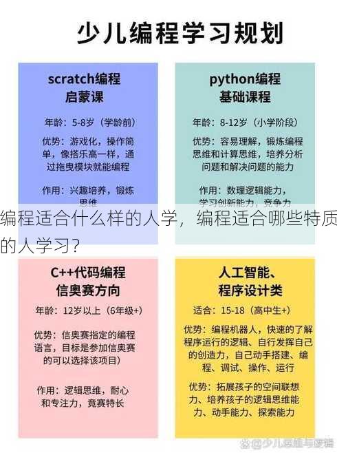 编程适合什么样的人学