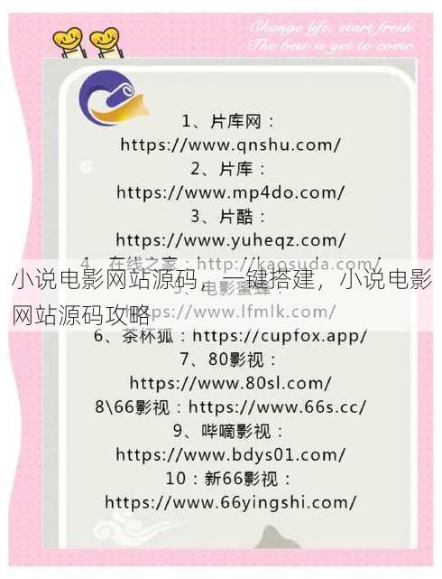 小说电影网站源码