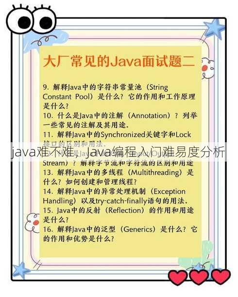 java难不难