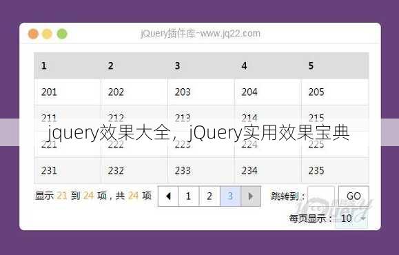 jquery效果大全