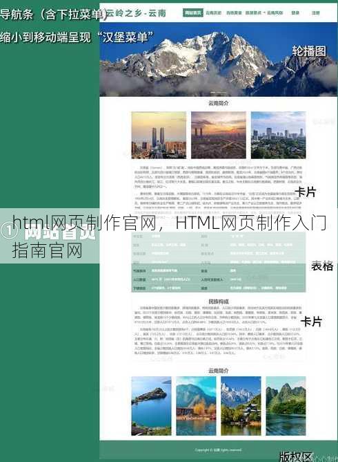 html网页制作官网