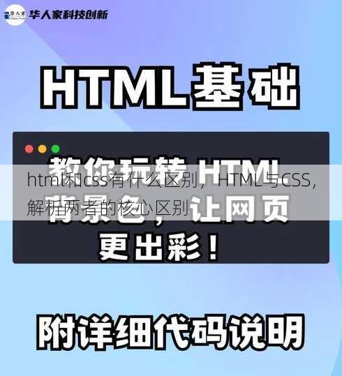 html和css有什么区别