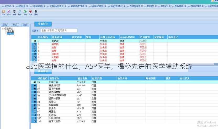 asp医学指的什么